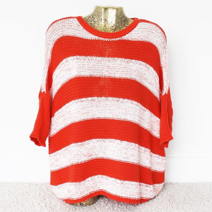 Mooie Marc Aurel Streepjes Trui - 91 (One size) € 25,-, Kleding | Dames, Truien en Vesten, Zo goed als nieuw, Maat 38/40 (M), Overige kleuren