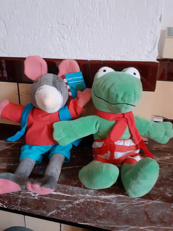 Max Velthuijs handpoppen poppenkastpoppen, Verzamelen, Poppen, Zo goed als nieuw, Overige typen, Ophalen of Verzenden