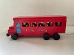 Houten speelgoed bus, Ophalen, Zo goed als nieuw, Rij- of Hobbelspeelgoed