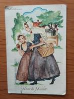 Ansichtkaart Walcheren, naar de markt 1945, Ophalen of Verzenden, 1940 tot 1960, Zeeland