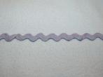 Ong. 2,5 m vintage lichtblauw zigzagband 1 cm breed NIEUW, Hobby en Vrije tijd, Ophalen of Verzenden, Nieuw, Lint, Band of Elastiek