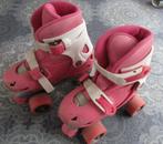 Roze rolschaten of skates verstelbaar maat 31 -34, Ophalen of Verzenden, Verstelbaar, Gebruikt, Kinderen