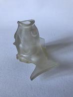 Art Deco Gesatineerde glazen flowerfrog / pennenhouder in d, Ophalen, Gebruikt, Overige kleuren, Glas