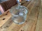 Mooie , zware glazen koektrommel, Antiek en Kunst, Ophalen