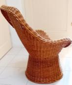 Rotan stoel, Huis en Inrichting, Ophalen, Zo goed als nieuw, Bruin, Eén