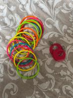Neon armbanden en roze oorbellen, Ophalen of Verzenden, Zo goed als nieuw