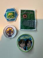 4 scouting insignes, Verzamelen, Ophalen of Verzenden, Zo goed als nieuw, Embleem, Speld of Insigne