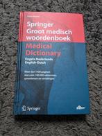 Springer Groot medisch woordenboek Engels-Nederlands, Zo goed als nieuw, Peter Reuter, Beta, HBO