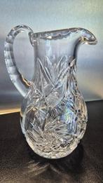 Violetta kristallen schenkkan, geslepen motieven, 22 cm, Antiek en Kunst, Ophalen of Verzenden
