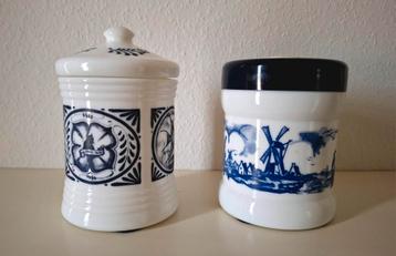Delfts Blauw Potten Set beschikbaar voor biedingen