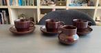 Thomas Kiruna Braun 3x kop en schotels 1x melkkannetje, Antiek en Kunst, Antiek | Servies los, Ophalen of Verzenden