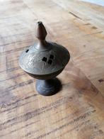 Antiek potje India voor wierrook., Antiek en Kunst, Ophalen of Verzenden, Koper