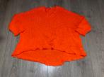 neon oranje katoenen sweater trui oversized mt 40, Kleding | Dames, Truien en Vesten, Maat 38/40 (M), Boetiek, Oranje, Ophalen of Verzenden