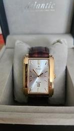 Atlantic Seamoon Horloge - Nieuw in Doos!, Sieraden, Tassen en Uiterlijk, Horloges | Heren, Overige merken, Leer, Staal, Polshorloge