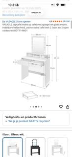 Kaptafel met verlichting, Ophalen, Gebruikt, 100 tot 150 cm, 50 tot 100 cm