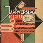 Folder omslag Amsterdamsche School Litho grafische school, Verzenden, Zo goed als nieuw, Folder