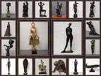 Grote collectie bronzen en houten beelden, Ophalen