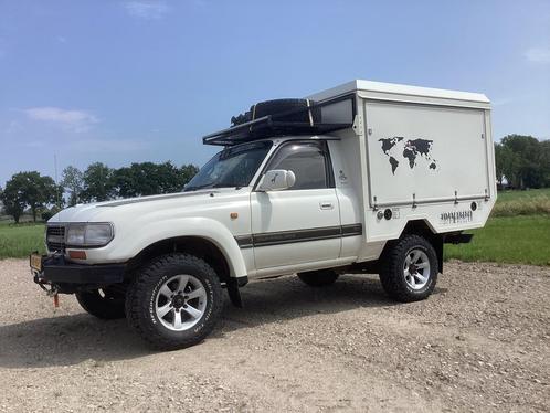 Toyota Landcruiser HDJ81 4x4 off road camper, Caravans en Kamperen, Campers, Particulier, tot en met 2, Integraal, Overige merken