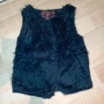 158 blauw vest bontje, Verzenden, Zo goed als nieuw, Meisje, Trui of Vest