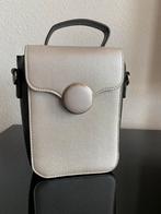 Schoudertasje zilver/zwart Malique, Ophalen of Verzenden, Zo goed als nieuw, Zwart, Schoudertasje