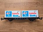 Fleischmann H0 artikel 5236 containerwagon Schöller eis, Hobby en Vrije tijd, Modeltreinen | H0, Gebruikt, Gelijkstroom, Fleischmann