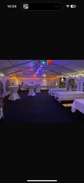 Partytent 6x10 mtr beschikbaar voor biedingen