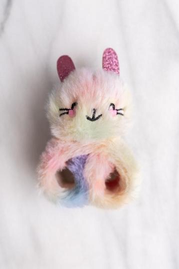 Hema Snap-On Knuffelarmband Regenboog Konijn (Nieuw) beschikbaar voor biedingen