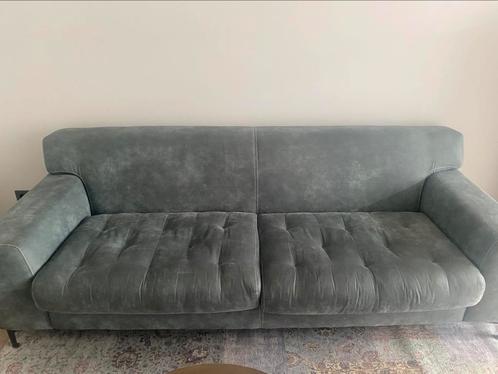 Mooie bank van Sevn blauw groen, Huis en Inrichting, Banken | Bankstellen, Zo goed als nieuw, Driepersoons, 200 tot 250 cm, 75 tot 100 cm