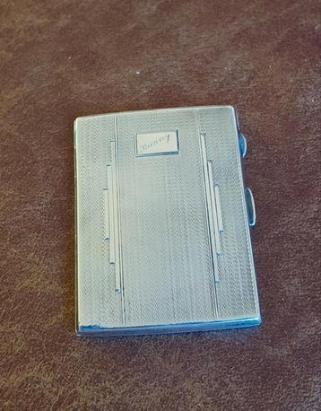 Zilver sigarettendoosje in perfecte staat, gekeurd beschikbaar voor biedingen