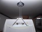 Hanglamp | bestaande uit opaal glas en halogeen buisje, Huis en Inrichting, Lampen | Hanglampen, Minder dan 50 cm, Gebruikt, Ophalen