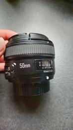 yongnuo 50mm 1.8 nikon, Ophalen of Verzenden, Zo goed als nieuw, Standaardlens
