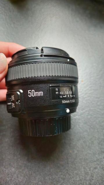 yongnuo 50mm 1.8 nikon beschikbaar voor biedingen