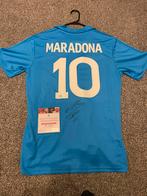 Gesigneerd Maradona Napoli shirt 1989 met COA, Verzamelen, Ophalen of Verzenden, Nieuw, Shirt