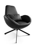 OHNO Furniture Sorrento Lounge Stoel - Zwart, Niet ingevuld, Zwart, Niet ingevuld, Ophalen of Verzenden
