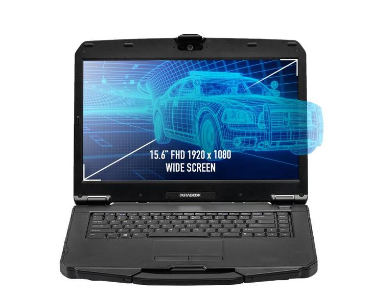 Durabook Rugged laptop, Computers en Software, Windows Laptops, Gebruikt, 15 inch, SSD, 2 tot 3 Ghz, 16 GB, Qwerty, Met videokaart