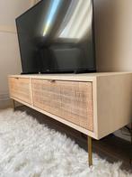 Tv meubel rotan uit Frankrijk MOET WEG, Huis en Inrichting, Kasten | Televisiemeubels, 100 tot 150 cm, Ophalen of Verzenden, Zo goed als nieuw