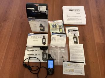 Garmin GPSMAP 60CSx met 6 specialistische kaarten op 6 mSD’s beschikbaar voor biedingen
