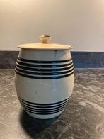 Regout pot met deksel,iets beschadigd, Antiek en Kunst, Antiek | Keramiek en Aardewerk, Ophalen of Verzenden
