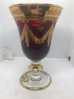 murano cristal t . glas roemer bokaal goud italy italie, Antiek en Kunst, Ophalen of Verzenden
