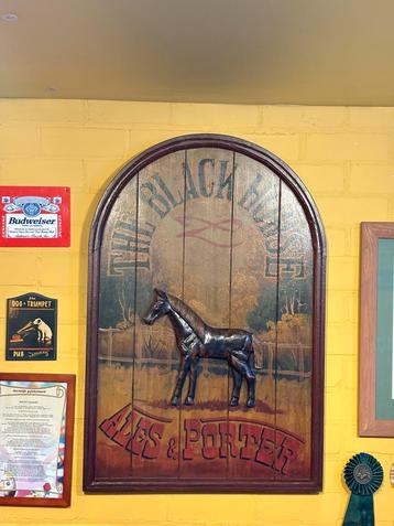 Black Horse Ales & Porters Wandbord Bar/Cafe beschikbaar voor biedingen