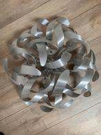 Rietveld geborsteld aluminium plafonnière., Ophalen of Verzenden, Metaal of Aluminium, Modern.