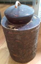 boomstam potje met deksel, Ophalen of Verzenden, Huis en Inrichting