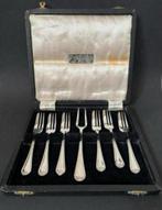 Antiek Verzilverde Oester / Desertvorkjes, Antiek en Kunst, Ophalen of Verzenden