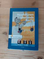 Hoofdlijnen Nederlands Recht 13e druk -C.J. Loonstra, Boeken, Studieboeken en Cursussen, Ophalen of Verzenden, Zo goed als nieuw