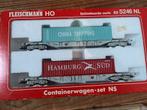 Fleischmann container set 82 5246, Hobby en Vrije tijd, Modeltreinen | H0, Ophalen of Verzenden, Gelijkstroom, Wagon, Fleischmann