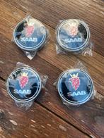 Saab 63mm wielnaafkapjes, Ophalen of Verzenden