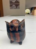 VINTAGE houten uil, vermoedelijk ironwood, 6 cm hoog, Ophalen of Verzenden