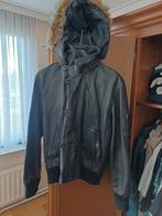 Leren jas, Ophalen, Maat 52/54 (L), Onbekend, Zwart