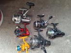 Partij 9 oude molens  abu shimano dam bretton, Ophalen of Verzenden, Molen