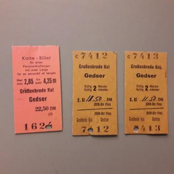 VEER Grossenbrode Kai - Gedser Dk 1961 DUITSLAND DENEMARKEN beschikbaar voor biedingen